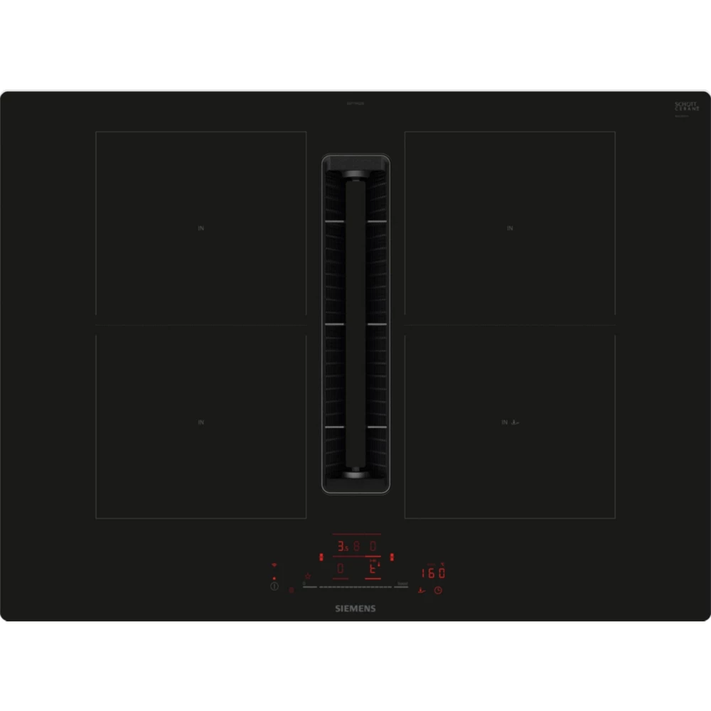 Table induction aspirante SIEMENS ED711HQ26E iQ500 combiZone
