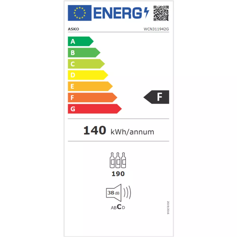 Cave à vin polyvalente ASKO WCN311942G – Image 6