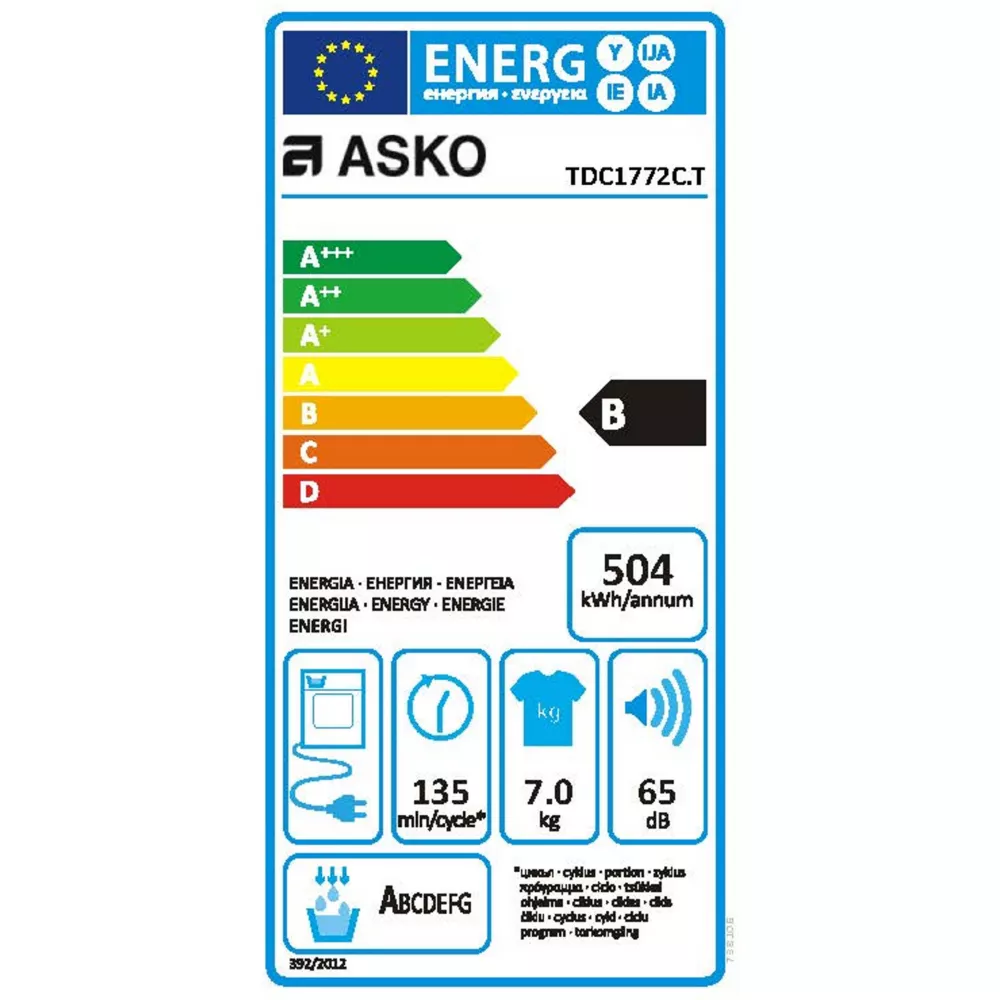 Sèche linge professionnel ASKO TDC1772C.T PRO – Image 2