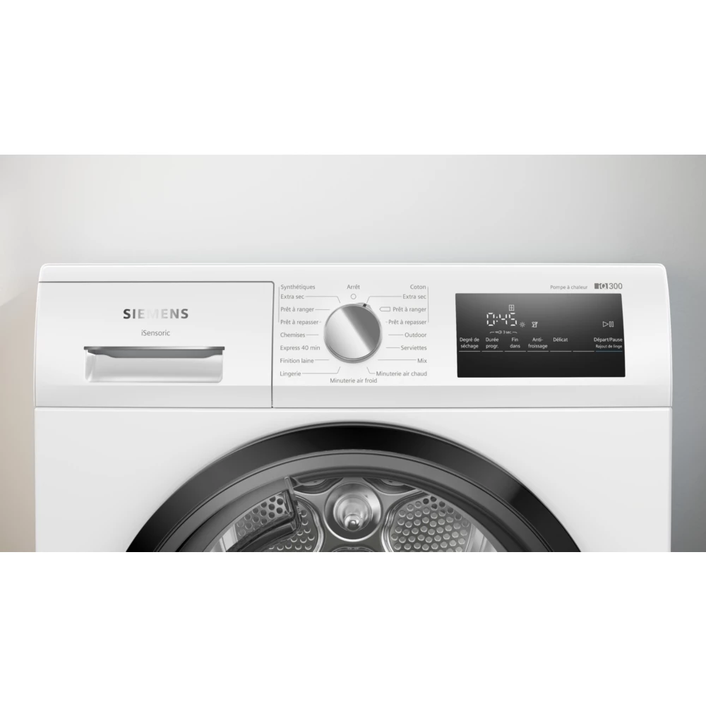 Sèche linge pompe à chaleur SIEMENS WT45HV13FR iQ300 – Image 4