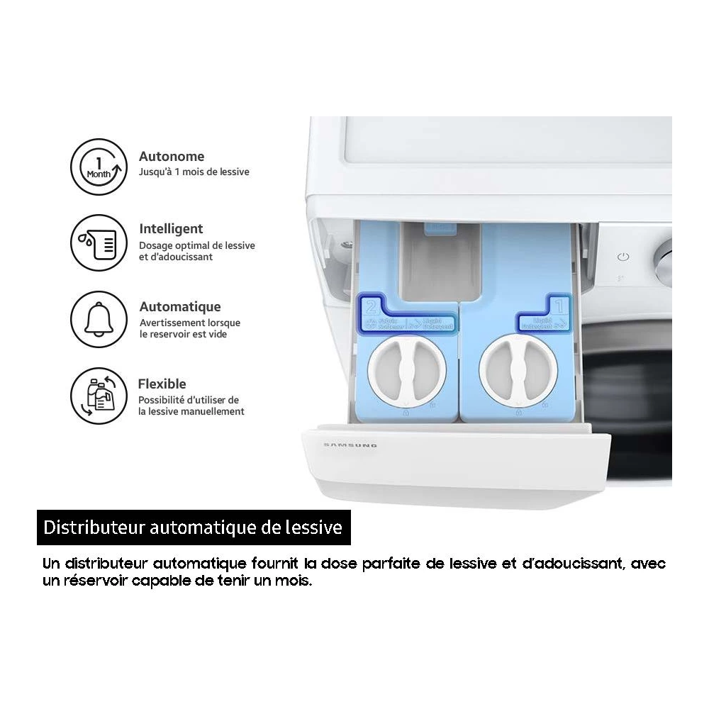 Lave linge hublot SAMSUNG WW90CGC04DAH Bespoke AI – Image 18