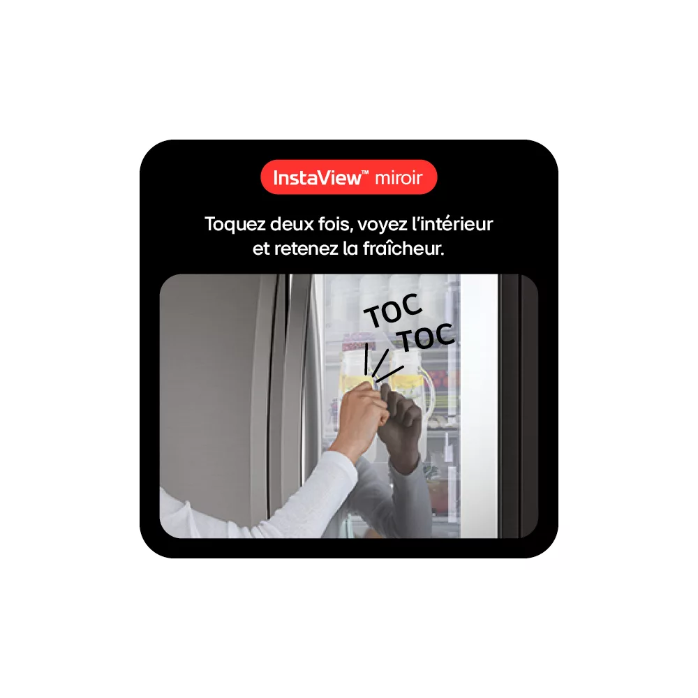 Réfrigérateur multi portes LG GMZ765SBHJ INSTAVIEW – Image 3