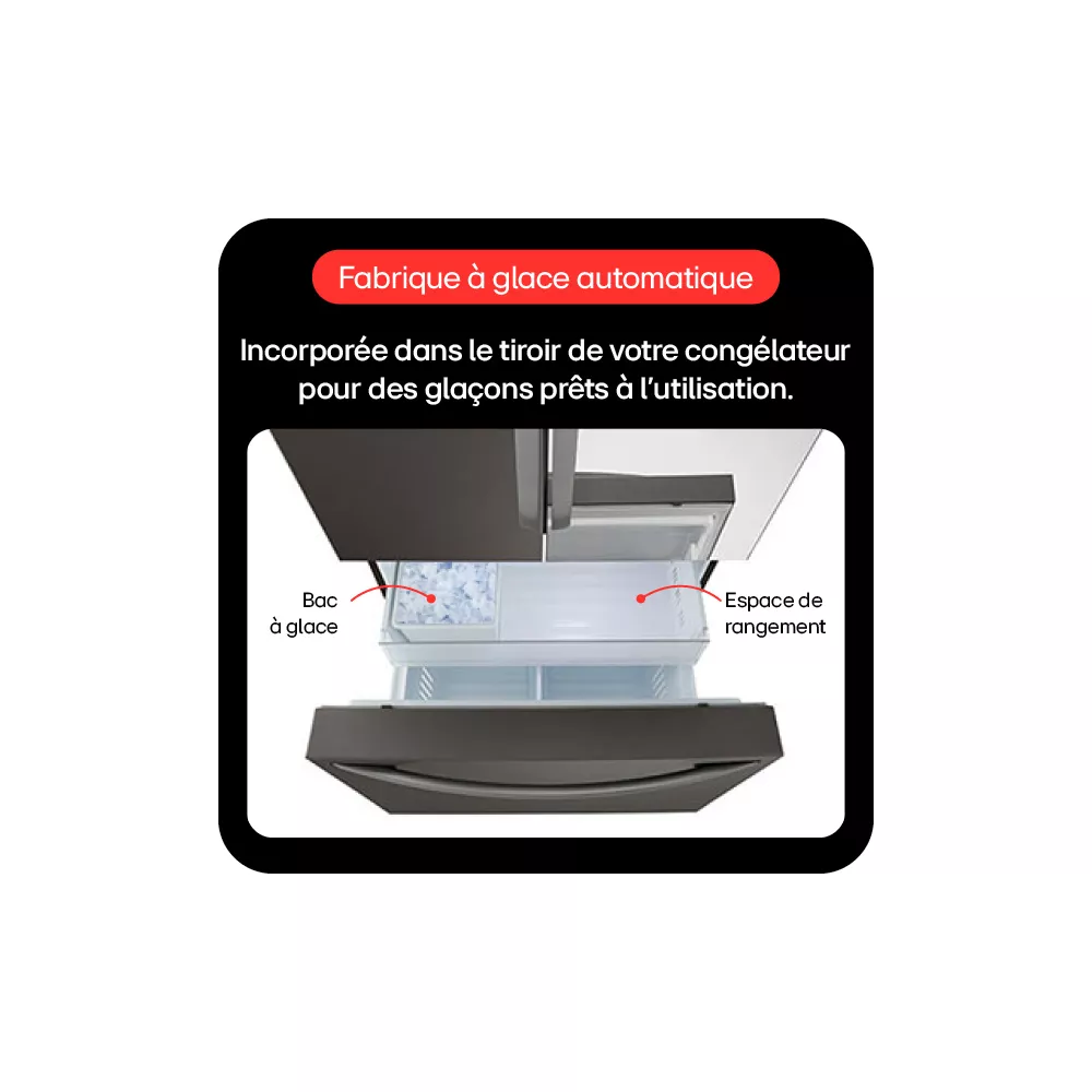 Réfrigérateur multi portes LG GMZ765SBHJ INSTAVIEW – Image 5