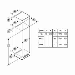 Réfrigérateur 1 porte encastrable SAMSUNG BRR29703EWW/EF Metal Cooling – Image 21