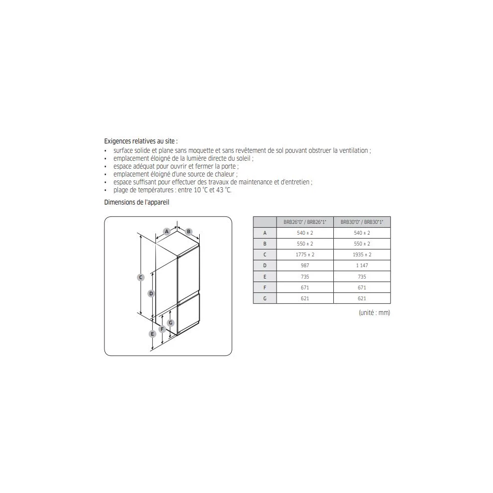 Réfrigérateur combiné encastrable SAMSUNG BRB26705EWW Metal Cooling – Image 7