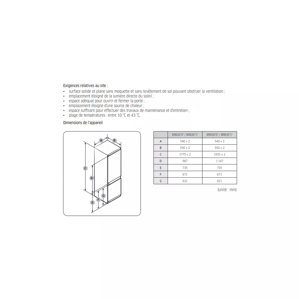 Réfrigérateur combiné encastrable SAMSUNG BRB26705EWW Metal Cooling – Image 12