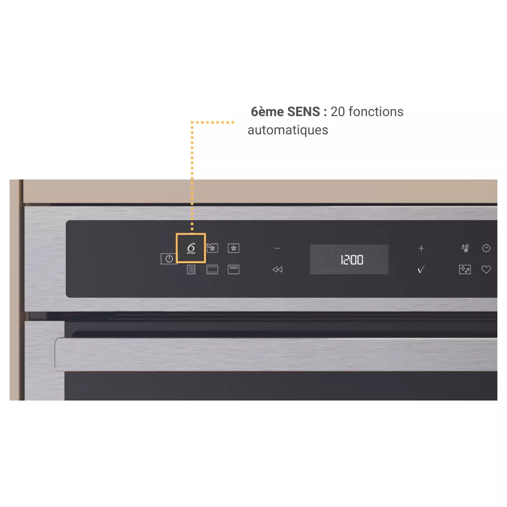 Four encastrable fonction vapeur WHIRLPOOL AKZ9S8271IX SteamSense – Image 5