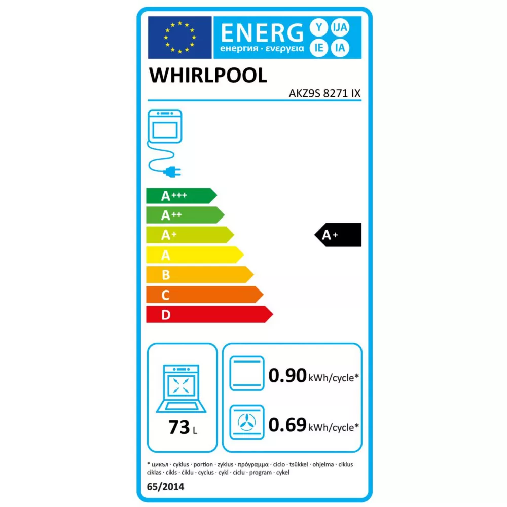 Four encastrable fonction vapeur WHIRLPOOL AKZ9S8271IX SteamSense – Image 8
