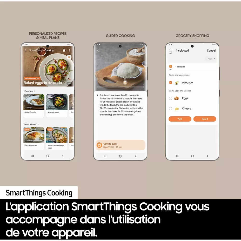 Four encastrable SAMSUNG NV7B45502AK DualCookFlex – Image 9