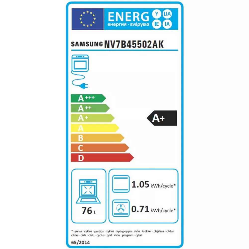 Four encastrable SAMSUNG NV7B45502AK DualCookFlex – Image 10