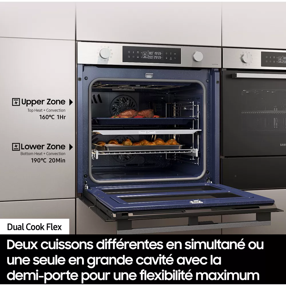 Four encastrable fonction vapeur SAMSUNG NV7B6795JAK Bespoke série 6 – Image 4