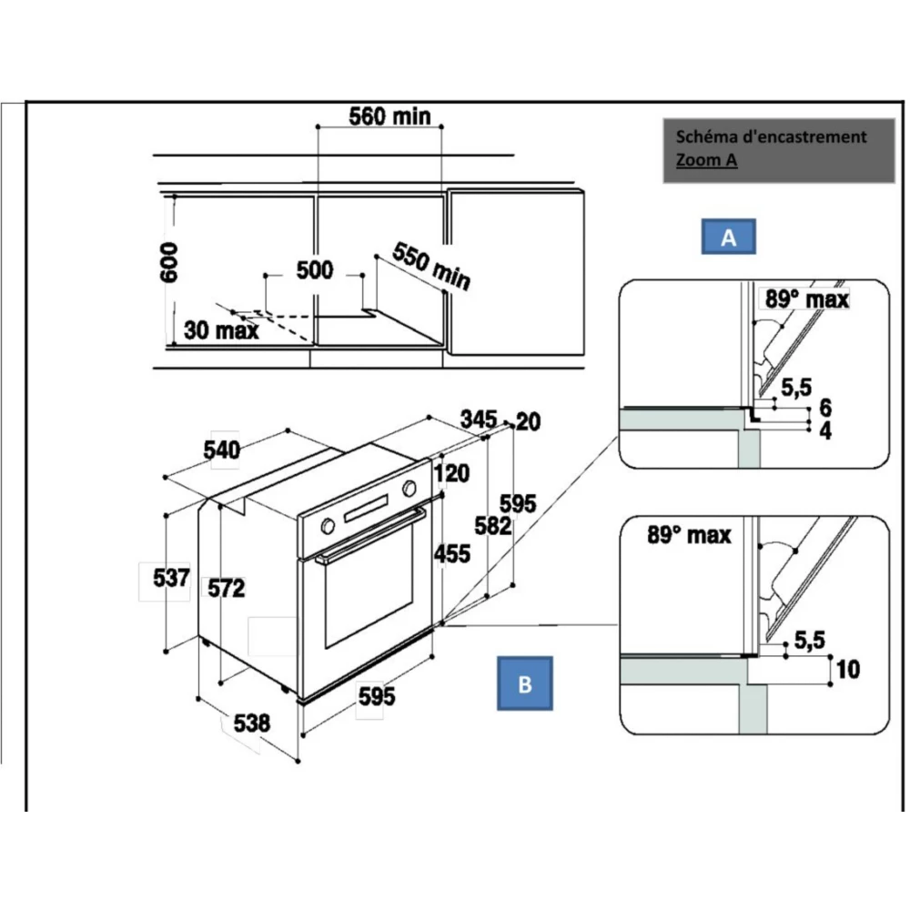 Four encastrable WHIRLPOOL AKZ9626IX 6ème sens – Image 21