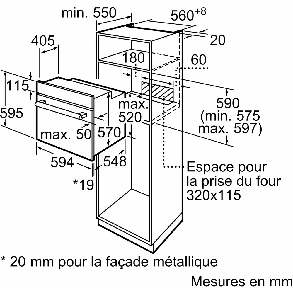 Four encastrable BOSCH HBF153ES1 Serenity Serie 2 – Image 10