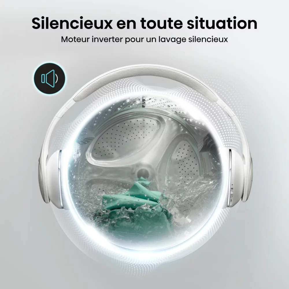 Lave linge hublot HISENSE WFQE1214EVJMT – Image 7