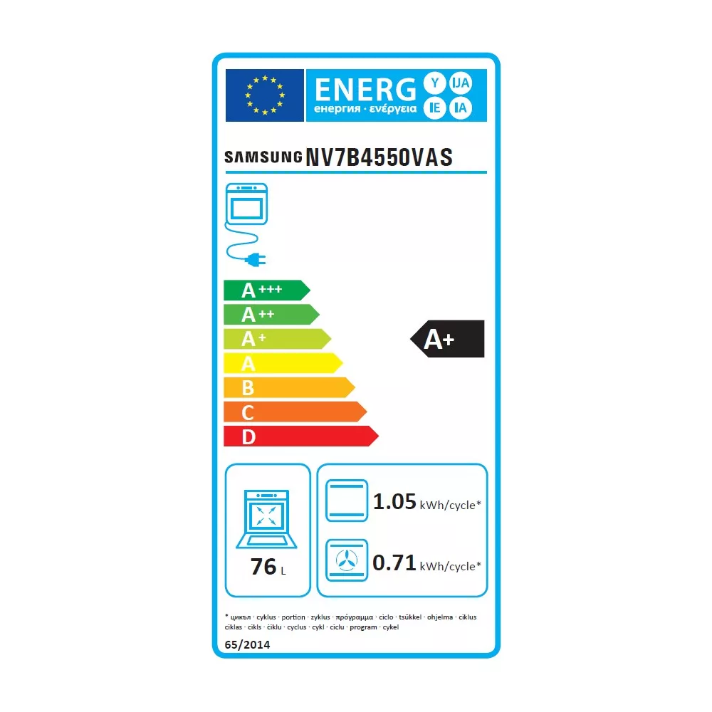 Four encastrable SAMSUNG NV7B4550VAS Bespoke – Image 8