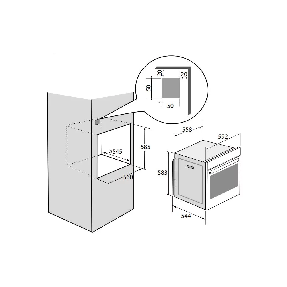 Four encastrable SAUTER SOP6612LX – Image 7