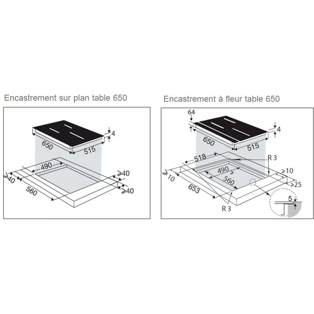 Table induction DE DIETRICH DPI4450G Motion Control – Image 11