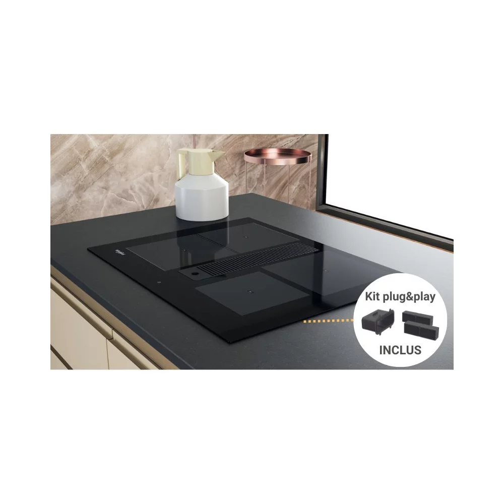 Table induction aspirante WHIRLPOOL WVH1065UKIT FlexiCook – Image 2
