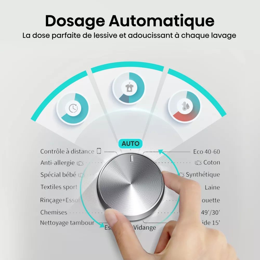 Lave linge hublot HISENSE WF3S1045BW3 – Image 7