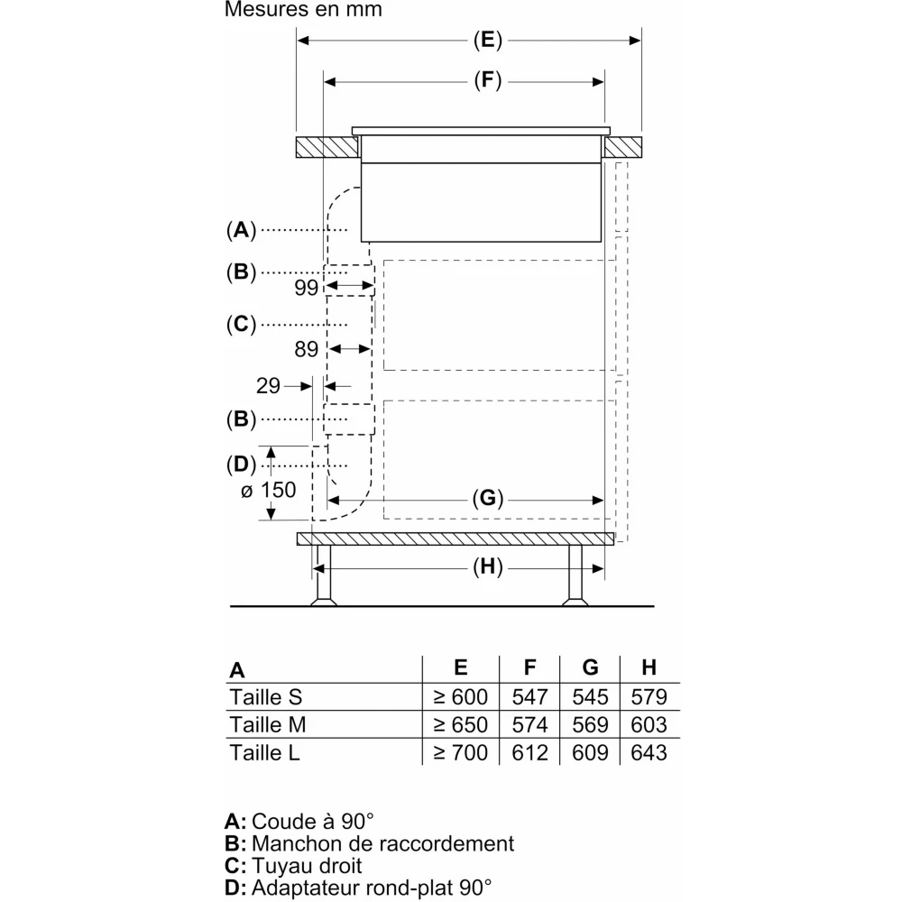 Table induction aspirante SIEMENS ED711HQ26E iQ500 combiZone – Image 11