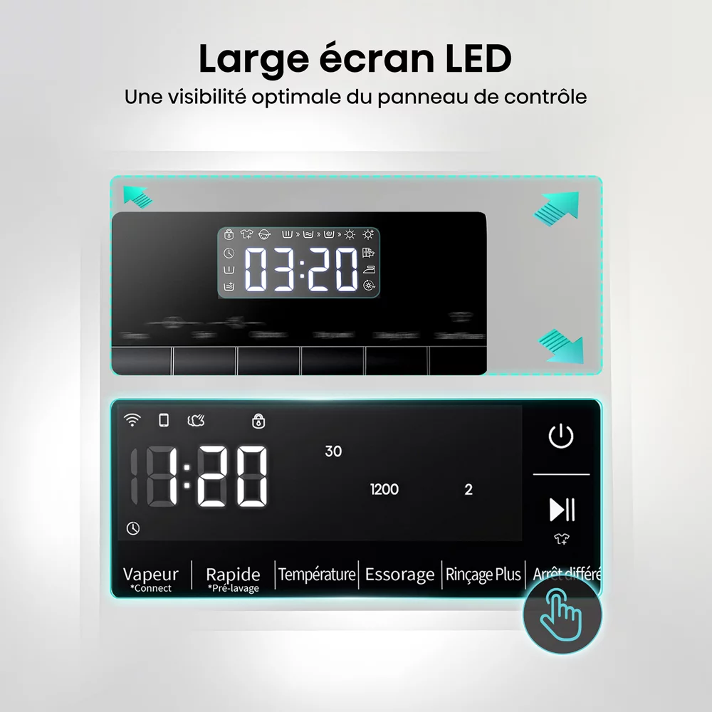 Lave linge hublot HISENSE WF3S1045BW3 – Image 11