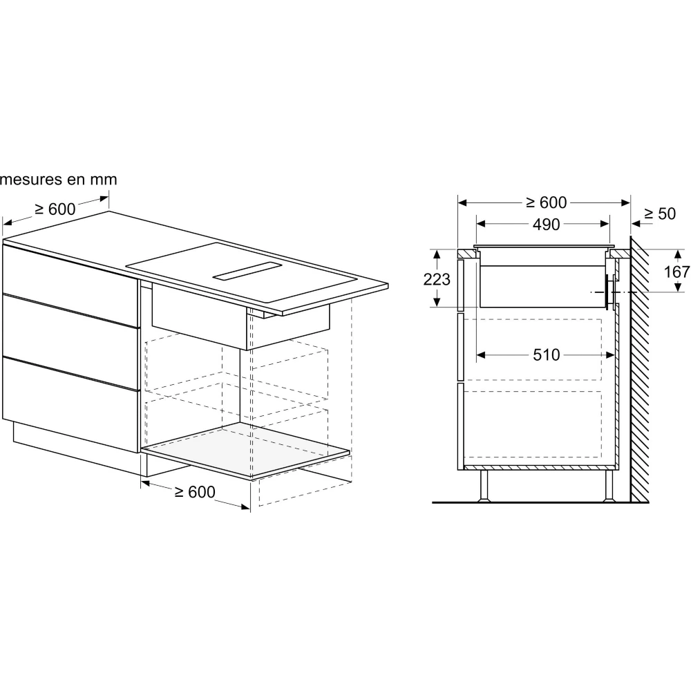 Table induction aspirante NEFF V58THQ4L0 série N70 – Image 9