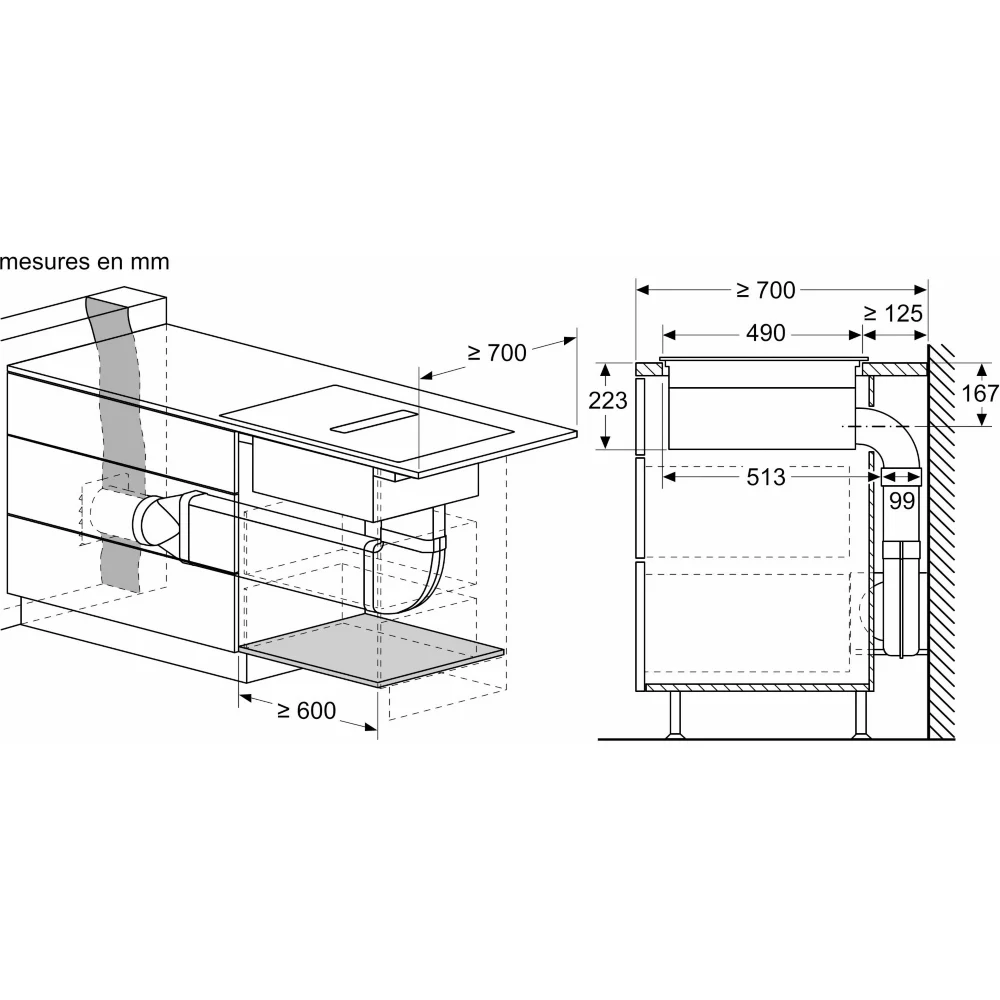 Table induction aspirante NEFF V58THQ4L0 série N70 – Image 11
