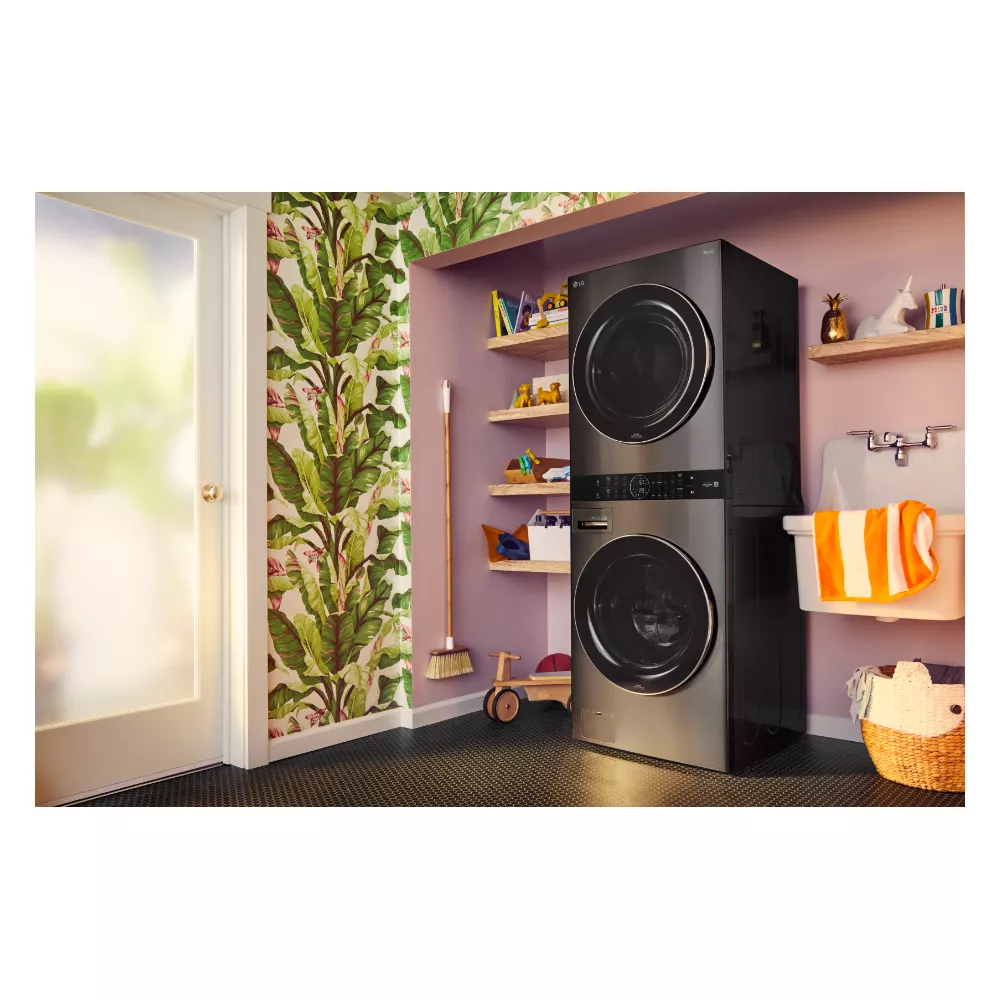 Lave linge séchant hublot LG F761TOWERB Washtower – Image 6