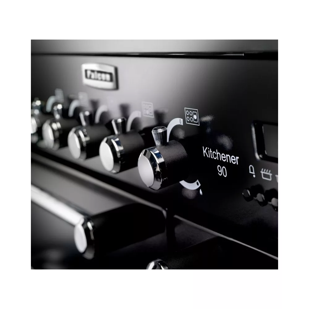 Piano de cuisson gaz FALCON KITCHENER 90 NOIR + WOK ET PLANCHA – Image 5