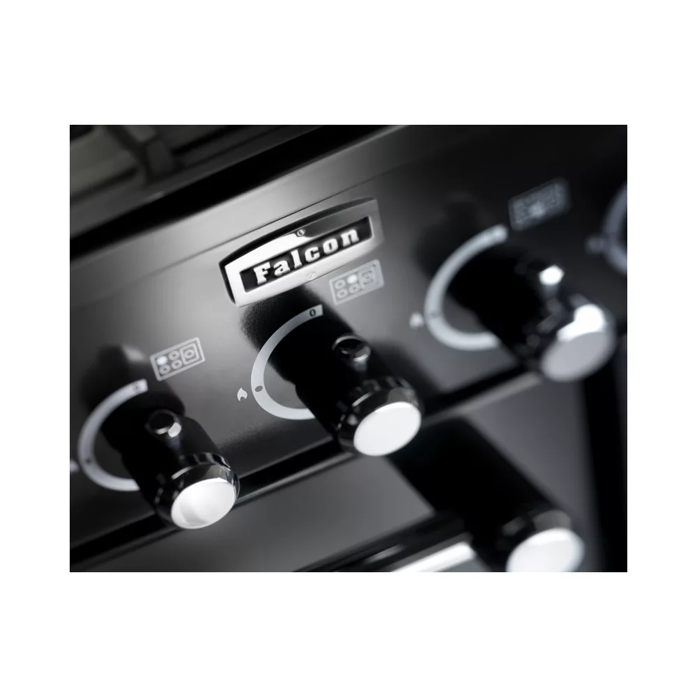 Piano de cuisson gaz FALCON KITCHENER 90 NOIR + WOK ET PLANCHA – Image 6