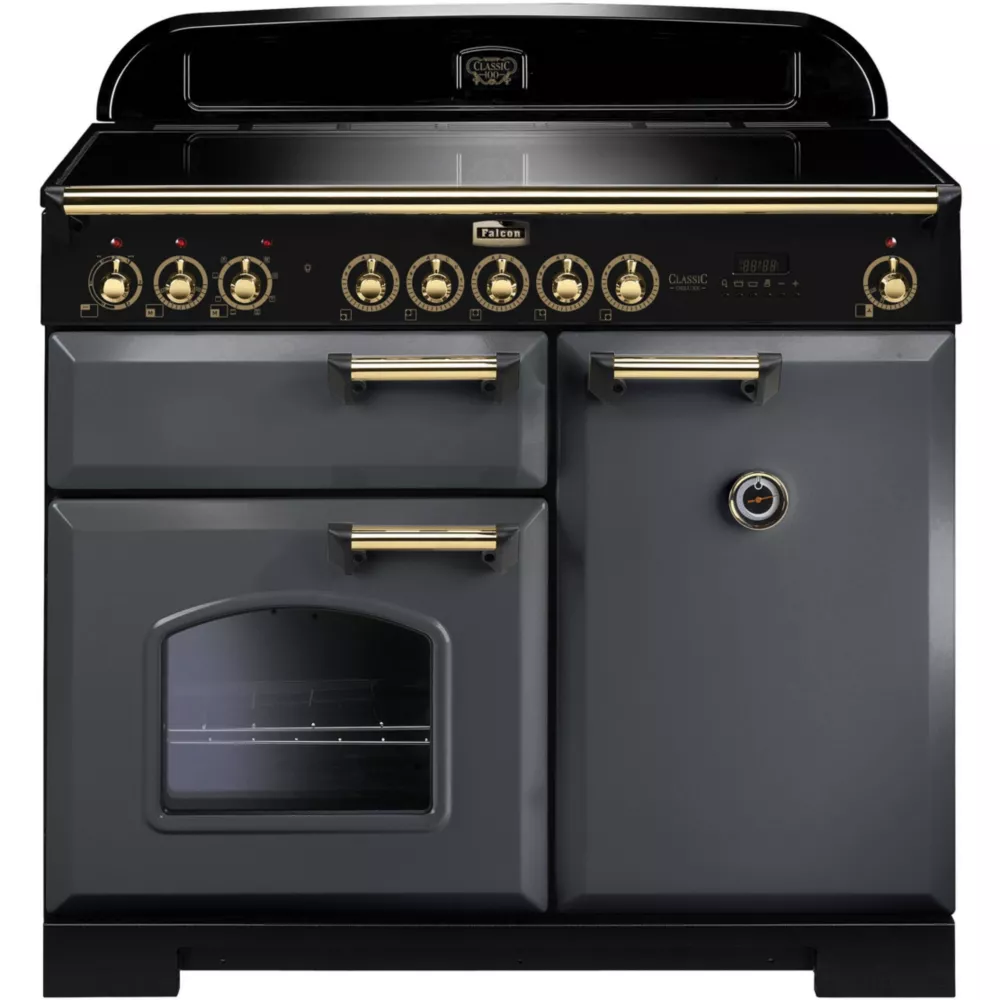 Piano de cuisson induction FALCON CLASSIC DELUXE 100 ARDOISE LAITON – Image 2