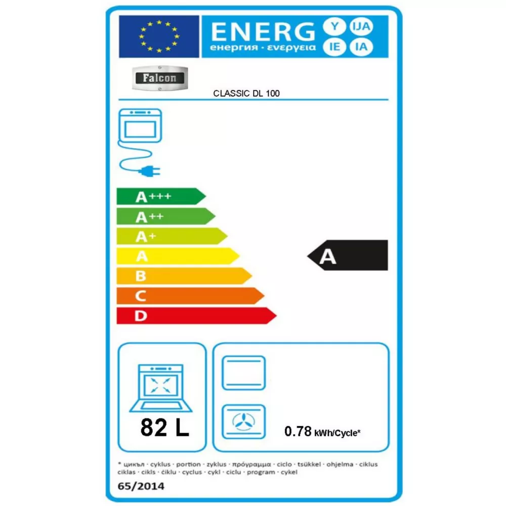 Piano de cuisson induction FALCON CLASSIC DELUXE 100 ARDOISE LAITON – Image 4