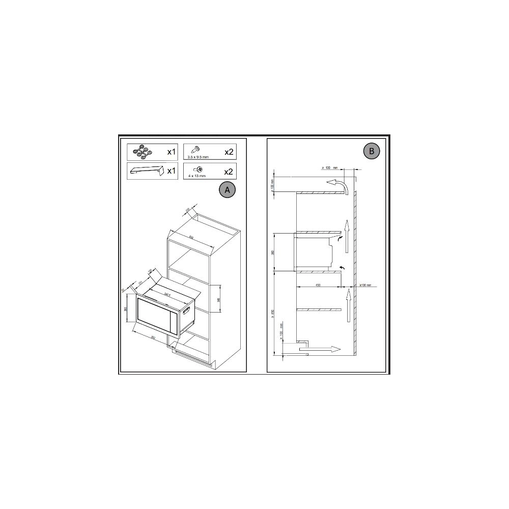 Micro ondes encastrable DE DIETRICH DME4310B Noir Infini – Image 5