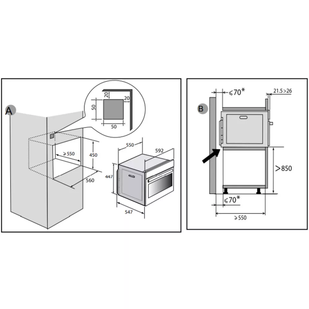 Micro ondes combiné DE DIETRICH DKC4536H – Image 4