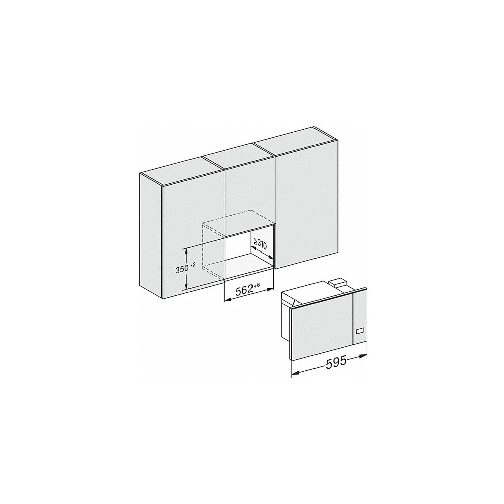 Micro ondes grill encastrable MIELE M 2234 SC NR – Image 6