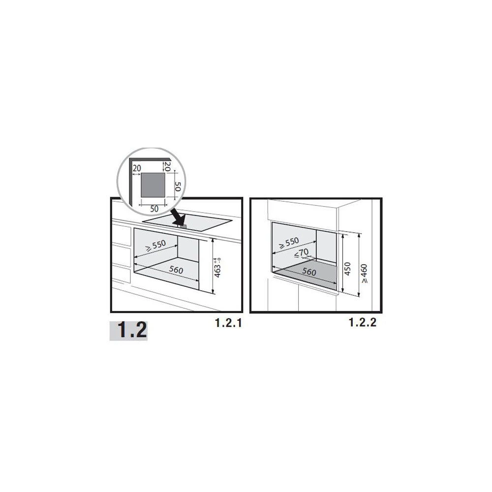 Micro ondes combiné encastrable DE DIETRICH DKC7340A – Image 3