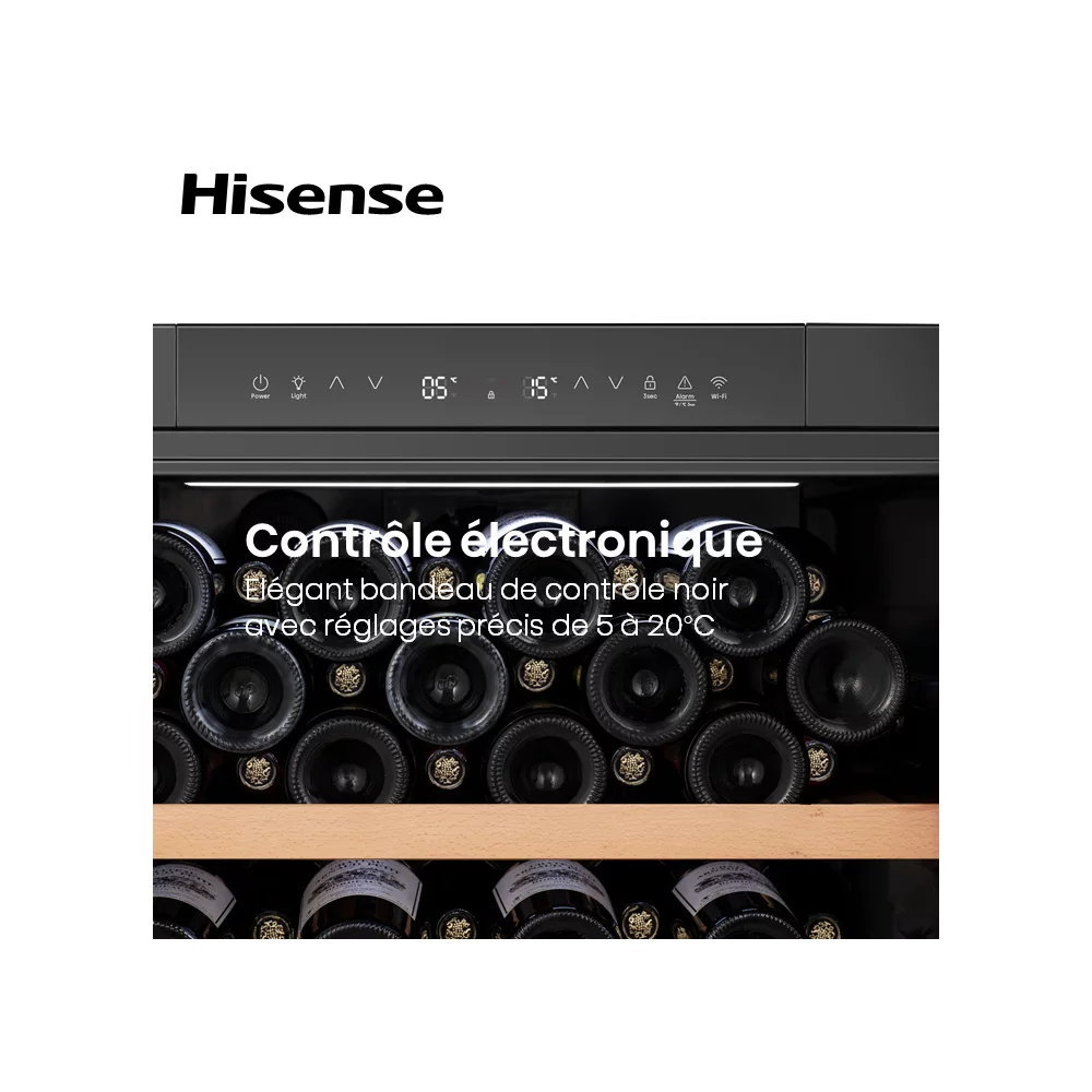 Cave à vin vieillissement HISENSE RW3N230GELF – Image 4