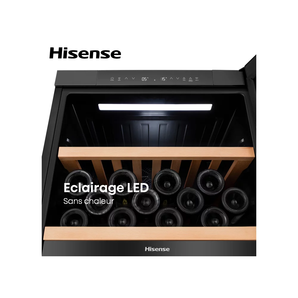 Cave à vin vieillissement HISENSE RW3N230GELF – Image 7