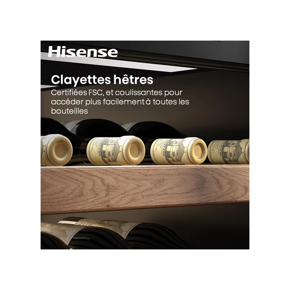 Cave à vin vieillissement HISENSE RW3N230GELF – Image 8