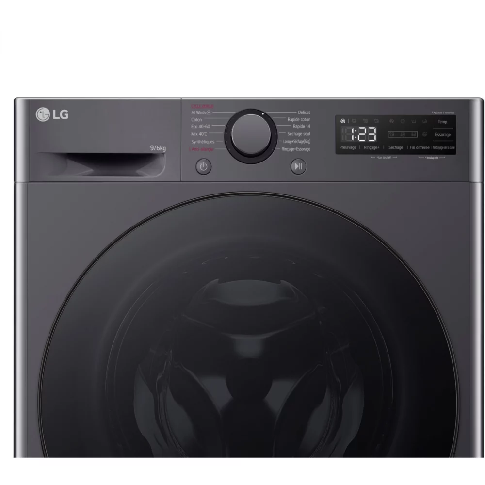 Lave linge séchant hublot LG F964R56MBRS – Image 4