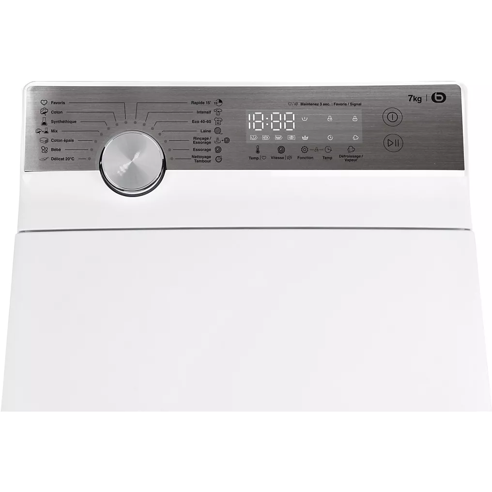 Lave linge top ESSENTIELB ELT712-3b – Image 3