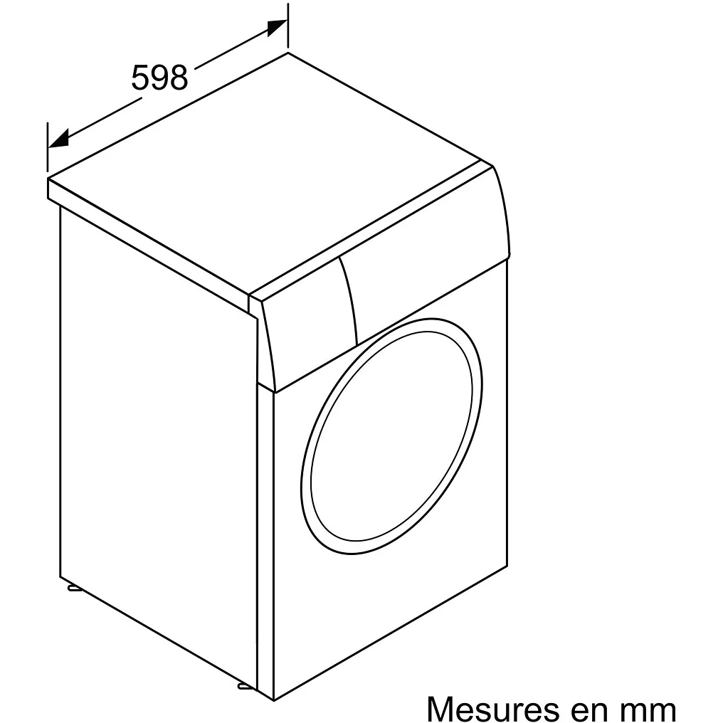 Lave linge hublot BOSCH WGB256A2FR – Image 3