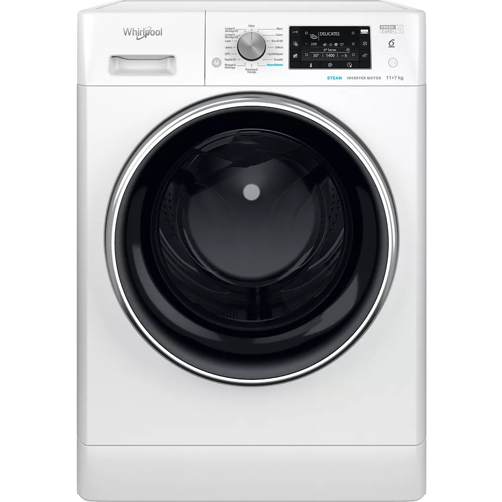Lave linge séchant hublot WHIRLPOOL FFWDD1176258BCVFR – Image 16
