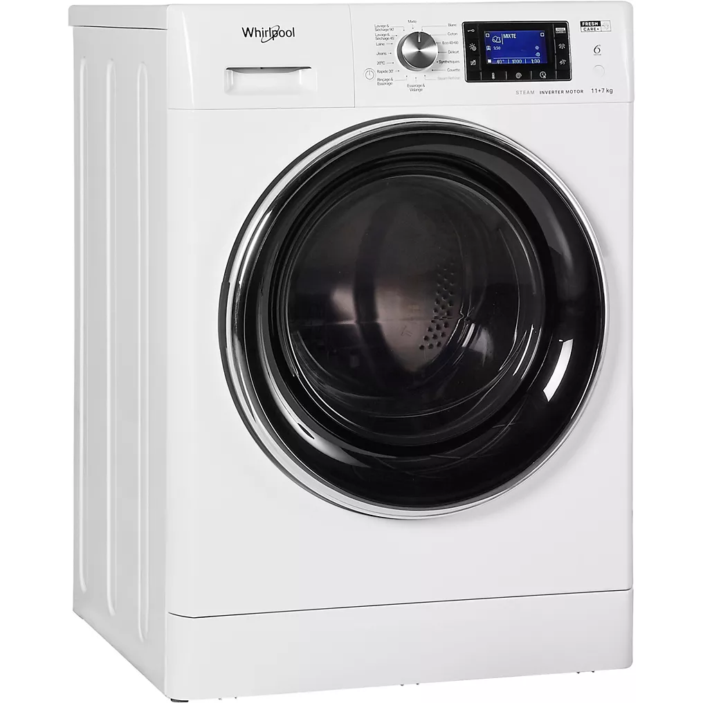 Lave linge séchant hublot WHIRLPOOL FFWDD1176258BCVFR – Image 2