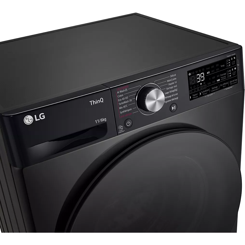 Lave linge séchant hublot LG F164R78BSTA – Image 7