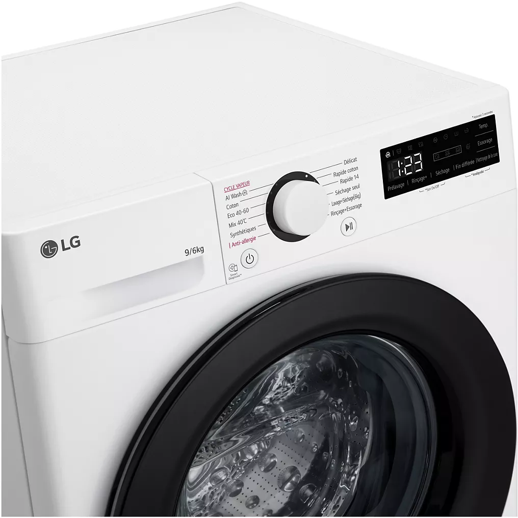 Lave linge séchant hublot LG F964R35WRS – Image 9