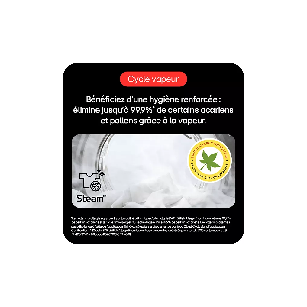 Lave linge hublot LG F14X76WHST – Image 7