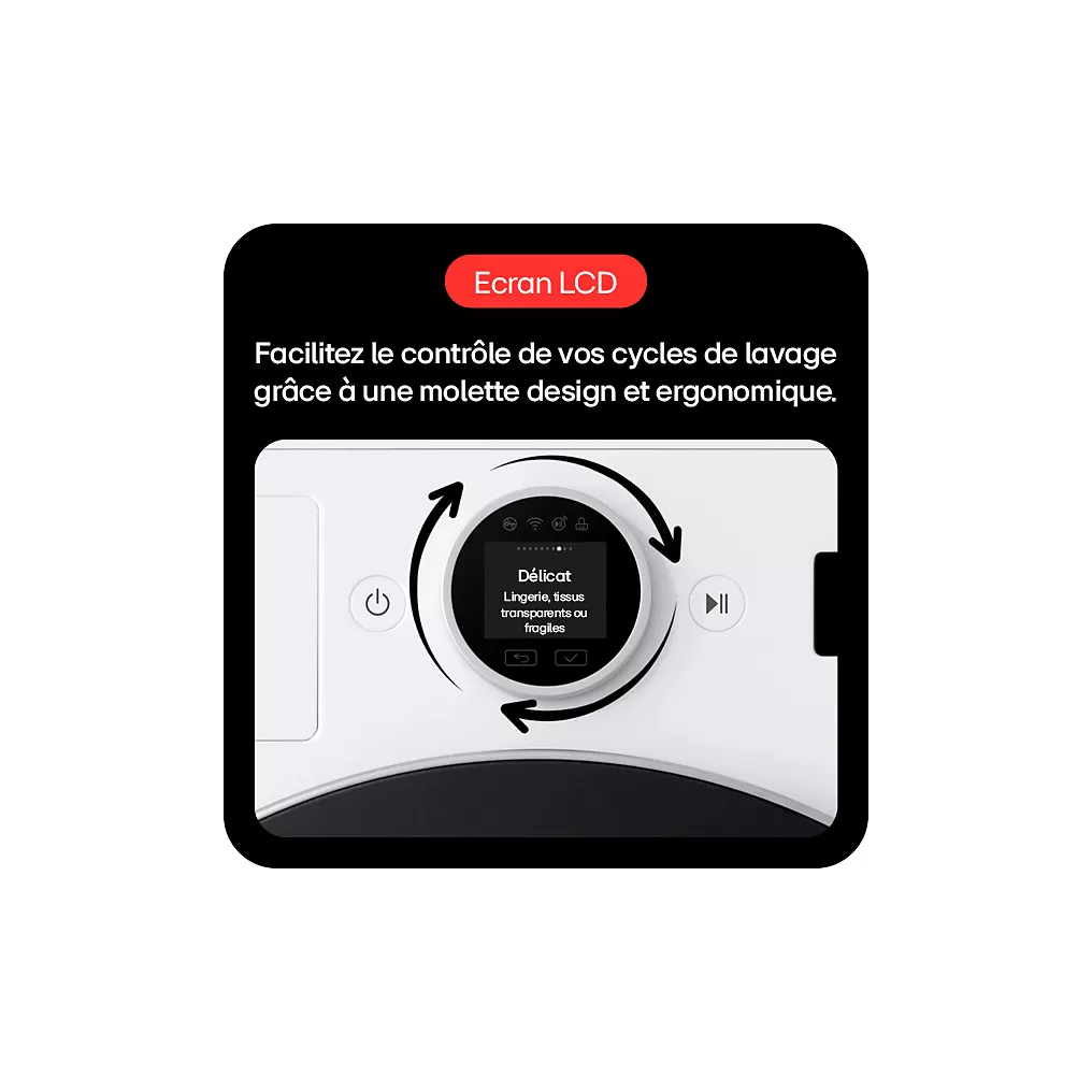 Lave linge hublot LG F14X76WHST – Image 12