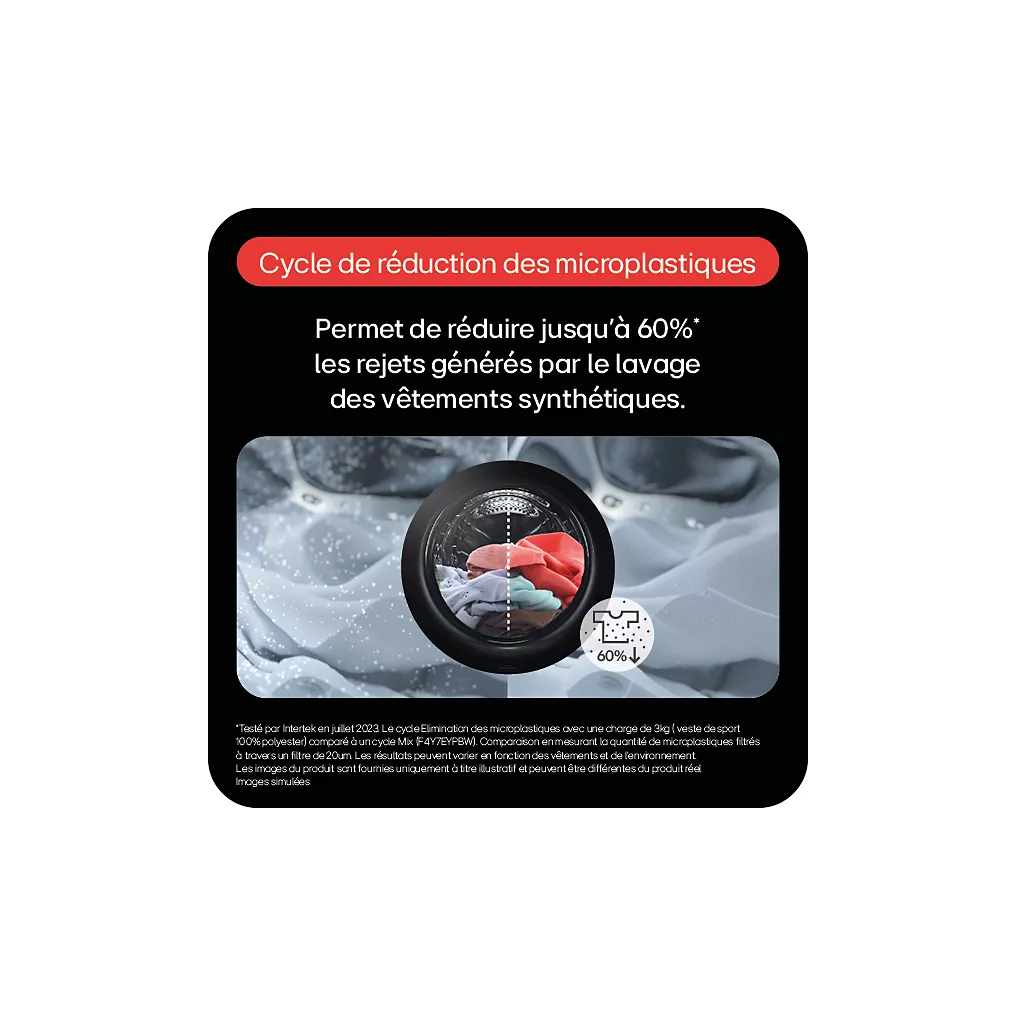 Lave linge hublot LG F14X76WHST – Image 9