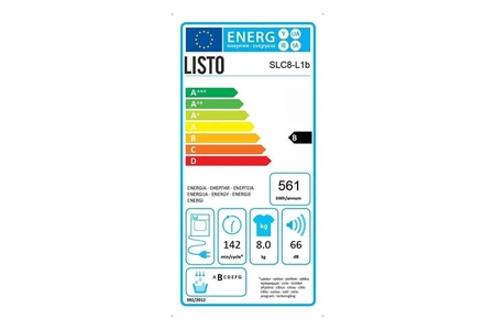 Lave linge hublot LISTO LF812-L2b – Image 3